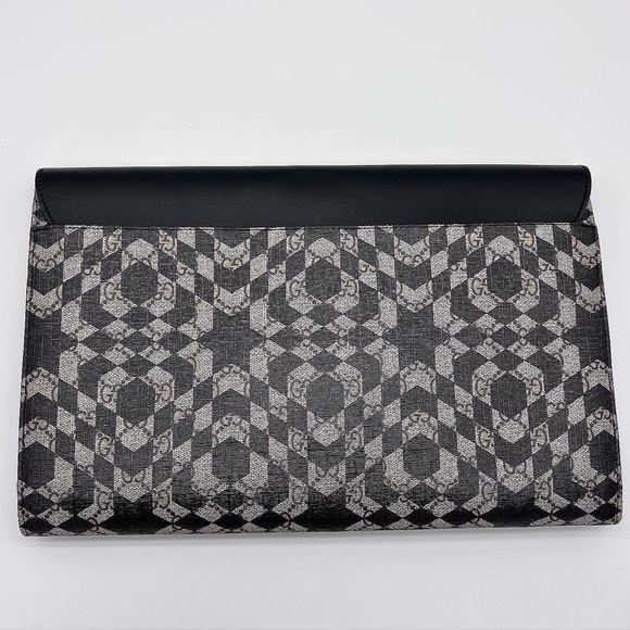 Authentic Gucci Supreme Canvas Caleido Print large Clutch - Picture 6 of 11